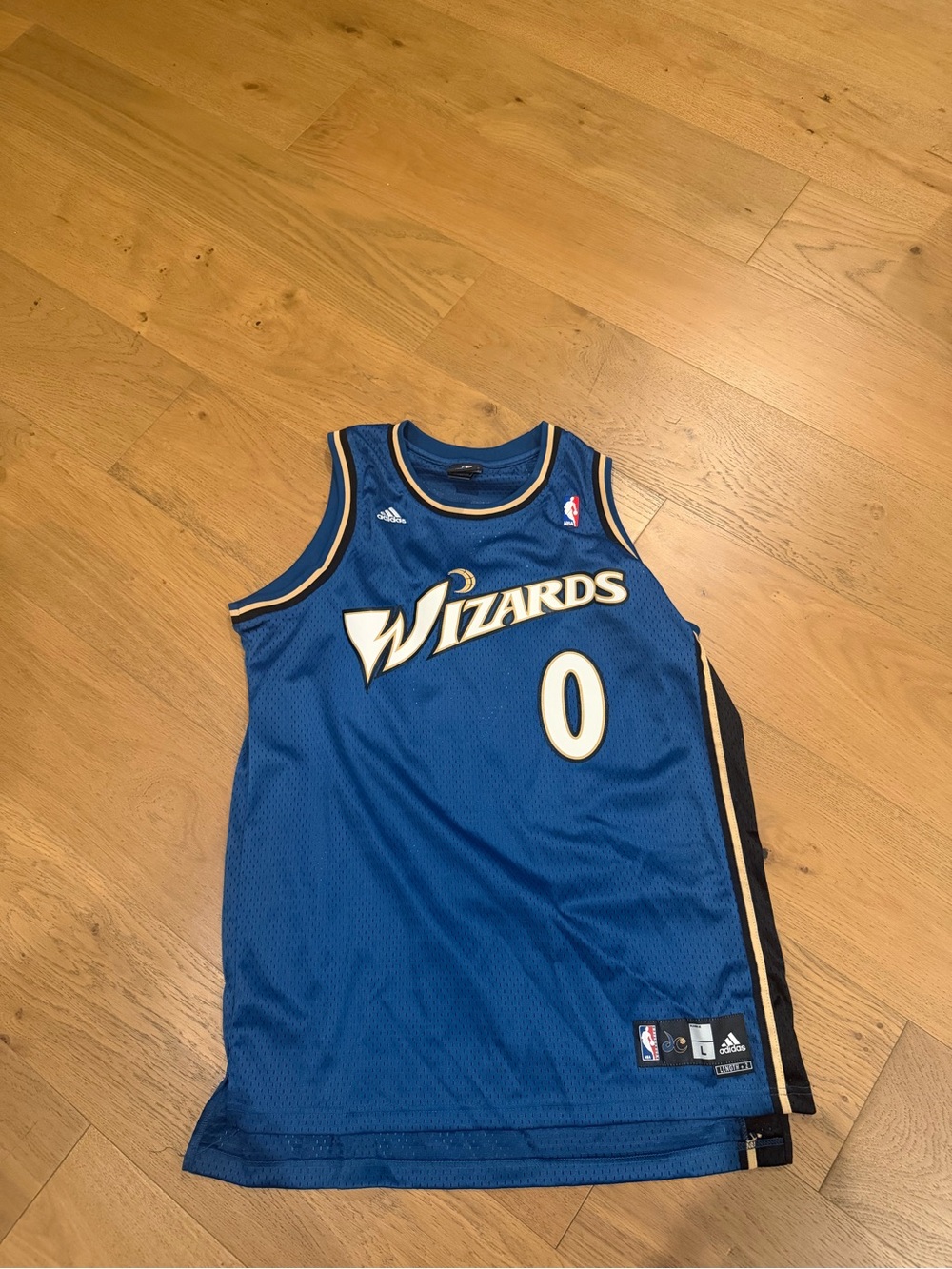 Vintage Adidas NBA Washington Wizards Gilbert Arenas Jersey Size L (+2 length)